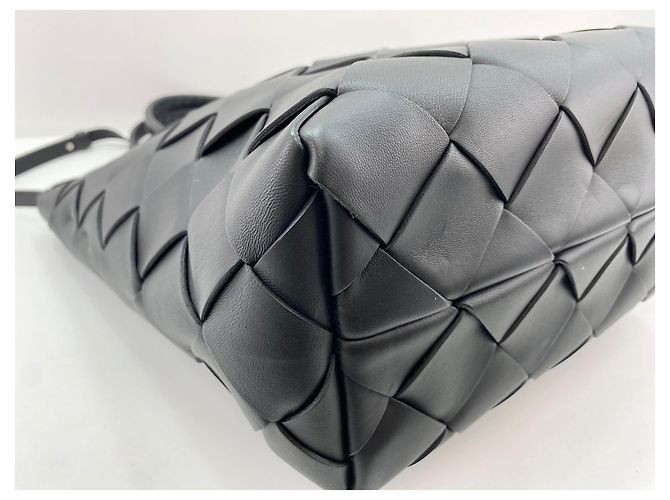 Borsa a tracolla Bottega Veneta nera Nero - vista 8