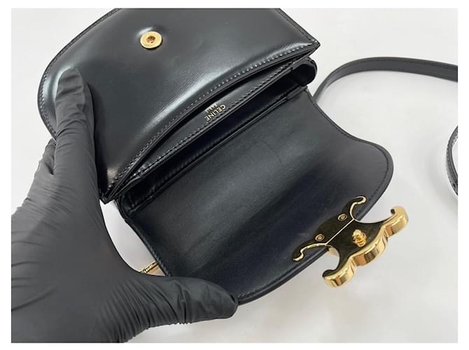 Céline Borsa a tracolla Celine Mini Buzas Nero - vista 11