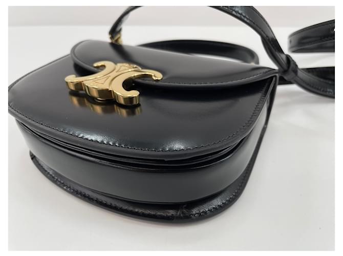 Céline Borsa a tracolla Celine Mini Buzas Nero - vista 8