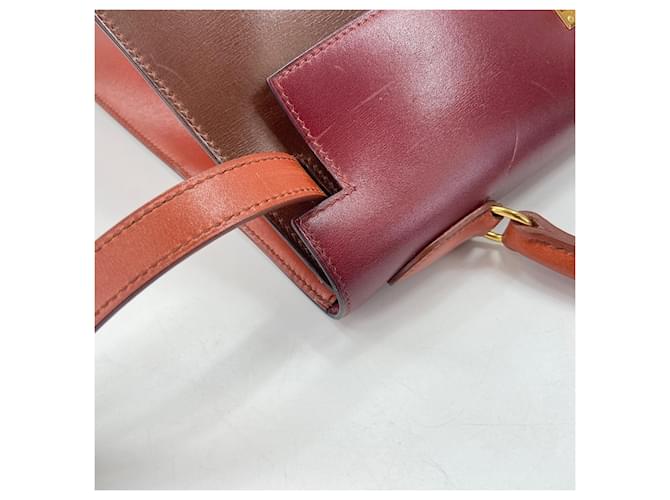 Hermès Borsa Hermes Kelly 32 Marrone - vista 14