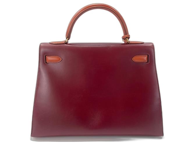 Hermès Borsa Hermes Kelly 32 Marrone - vista 3