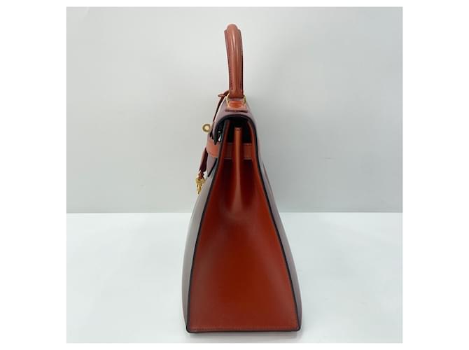 Hermès Borsa Hermes Kelly 32 Marrone - vista 5