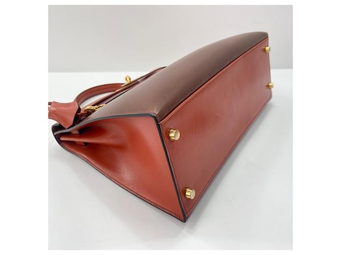 Hermès Borsa Hermes Kelly 32 Marrone - vista 8
