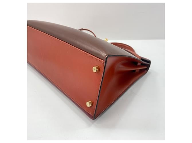 Hermès Borsa Hermes Kelly 32 Marrone - vista 9