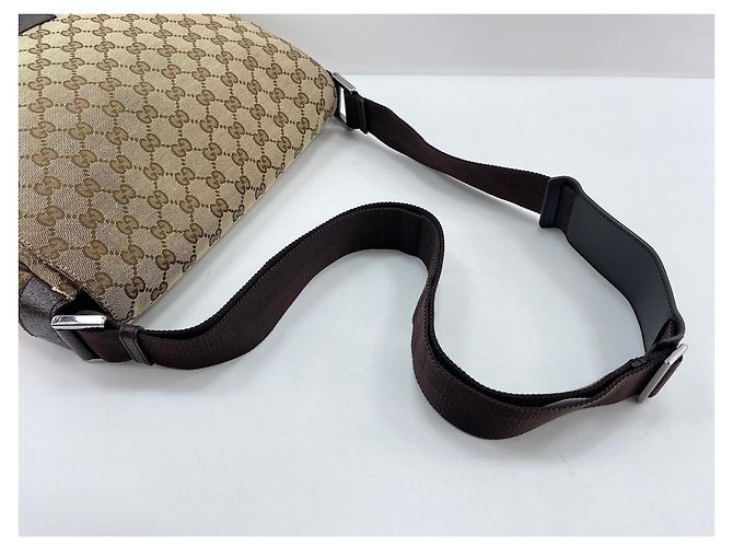 Borsa a tracolla Gucci marrone usata - vista 10