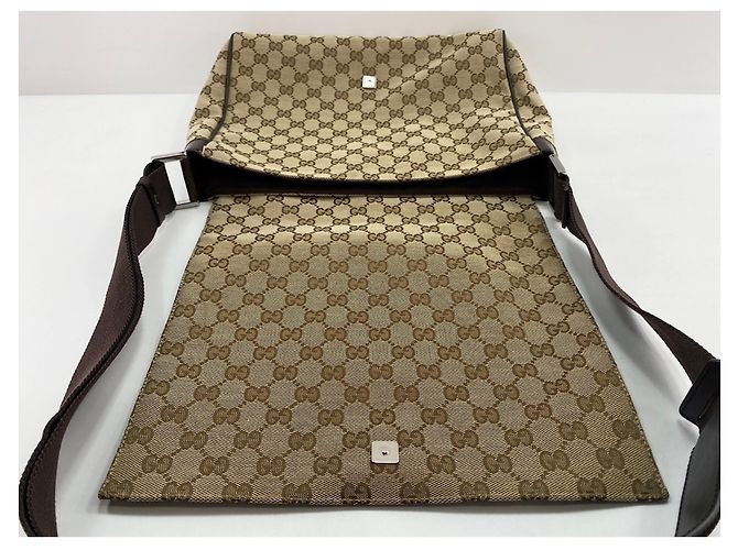 Borsa a tracolla Gucci marrone usata - vista 11