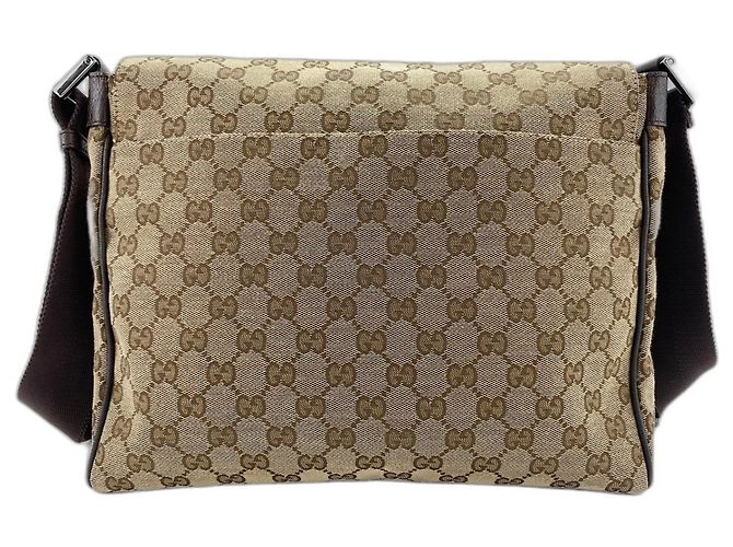 Borsa a tracolla Gucci marrone usata - vista 3