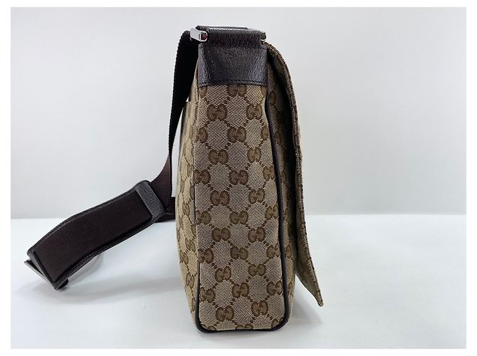 Borsa a tracolla Gucci marrone usata - vista 6