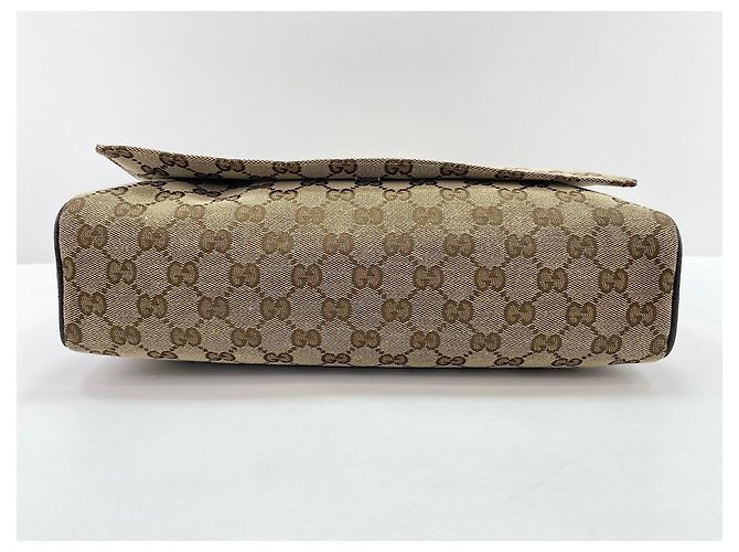 Borsa a tracolla Gucci marrone usata - vista 7
