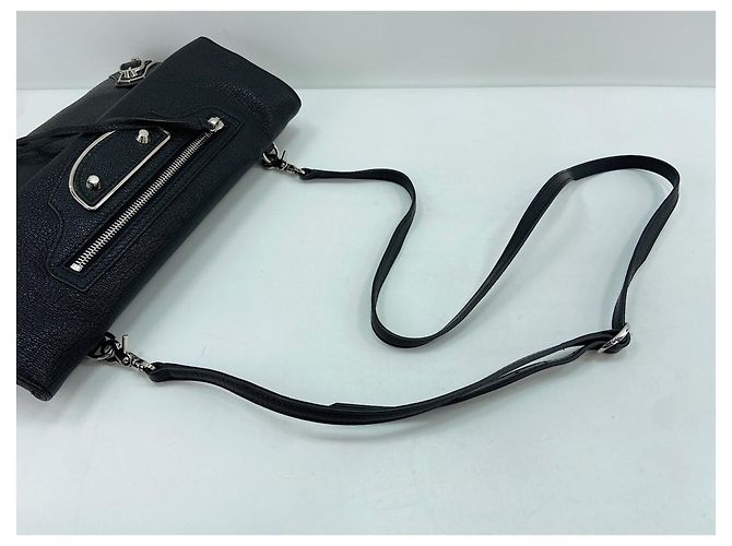 Borsa a tracolla Envelope Balenciaga Nero - vista 10