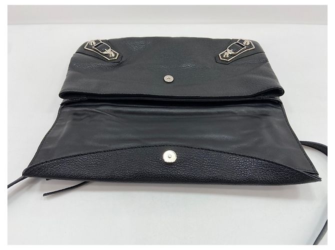 Borsa a tracolla Envelope Balenciaga Nero - vista 12