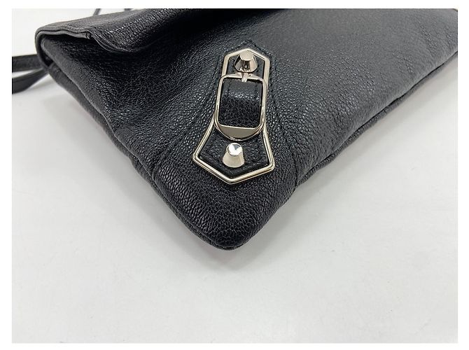 Borsa a tracolla Envelope Balenciaga Nero - vista 8