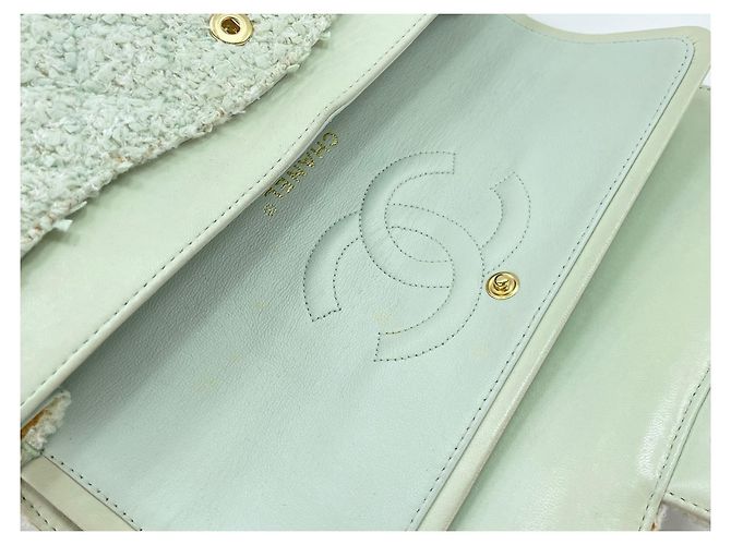 Borsa a tracolla Chanel Matelassé in blu - vista 10