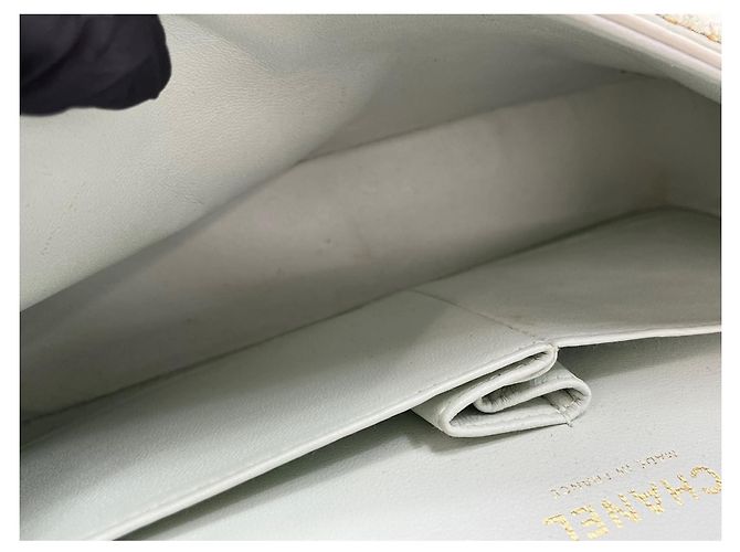 Borsa a tracolla Chanel Matelassé in blu - vista 11