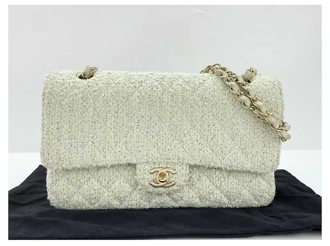 Borsa a tracolla Chanel Matelassé in blu - vista 13