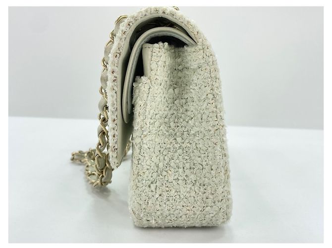 Borsa a tracolla Chanel Matelassé in blu - vista 4