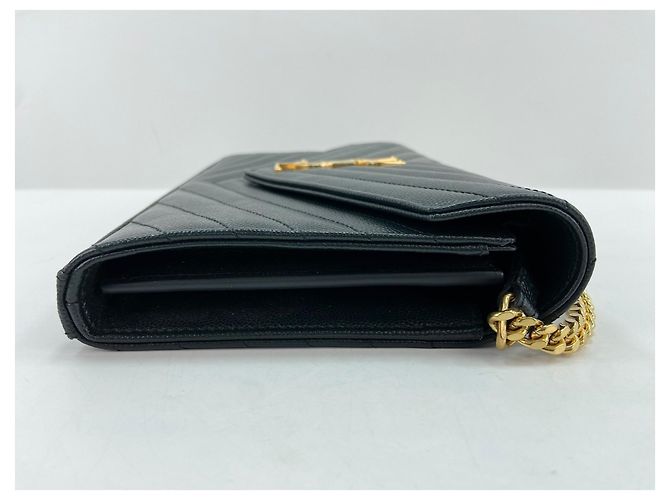 Borsa a tracolla Cassandra Yves Saint Laurent Grigia Marrone - vista 5