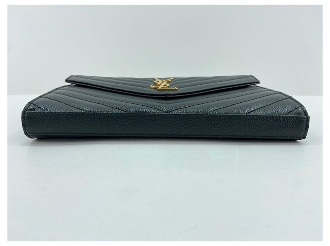 Borsa a tracolla Cassandra Yves Saint Laurent Grigia Marrone - vista 7