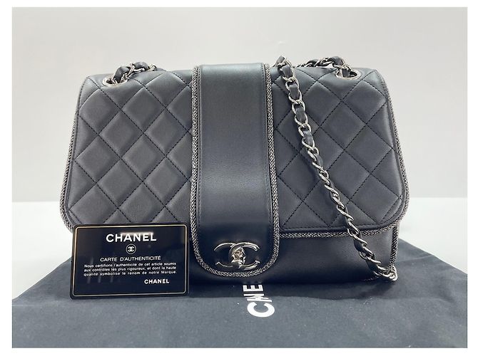 Chanel Matelassé Schultertasche Schwarz - Ansicht 11