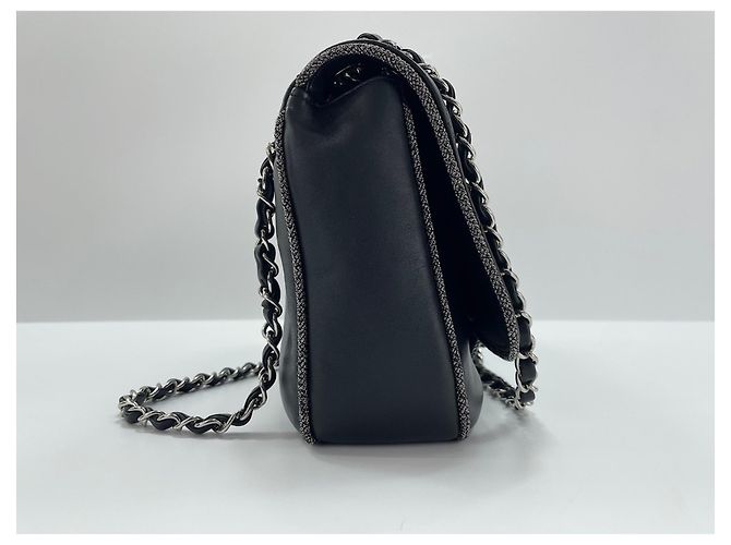 Chanel Matelassé Schultertasche Schwarz - Ansicht 3