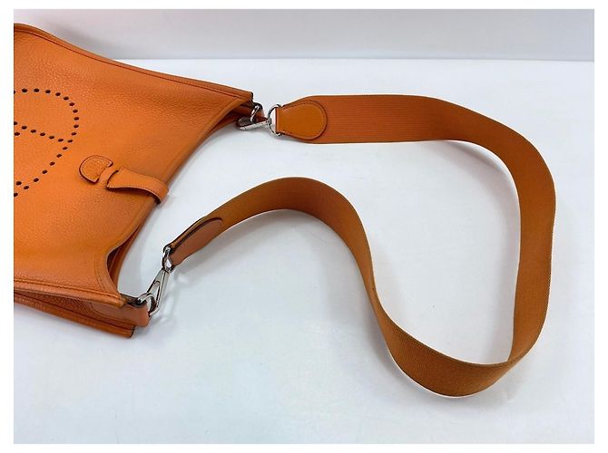 Hermès Borsa a tracolla Hermes Evelyne 2 Arancione - vista 10