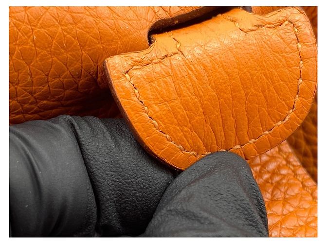 Hermès Borsa a tracolla Hermes Evelyne 2 Arancione - vista 12