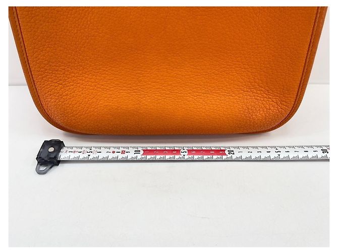 Hermès Borsa a tracolla Hermes Evelyne 2 Arancione - vista 4