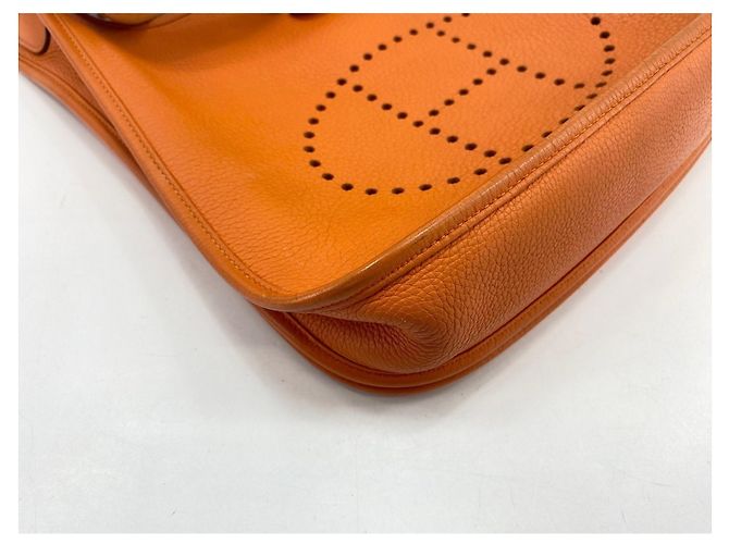 Hermès Borsa a tracolla Hermes Evelyne 2 Arancione - vista 8