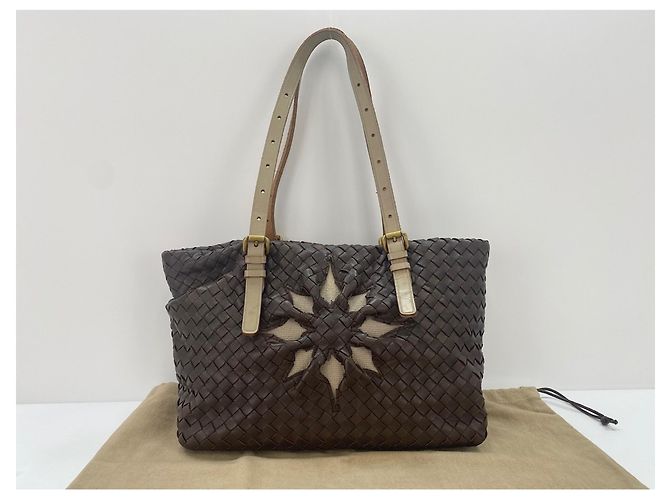 Borsa a tracolla Bottega Veneta marrone - vista 14