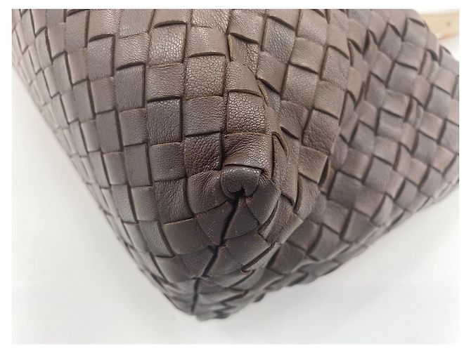 Borsa a tracolla Bottega Veneta marrone - vista 7