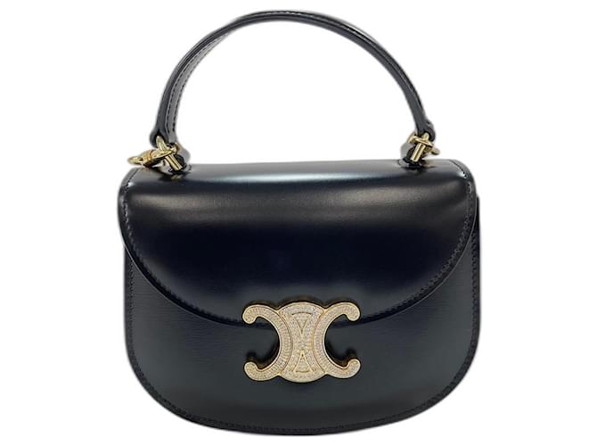 Céline Borsa a tracolla Celine Mini Buzas Claire Nero - vista 2