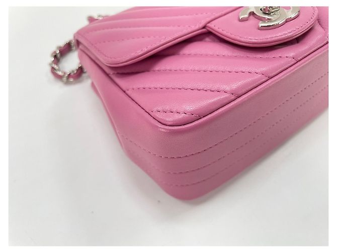 Borsa a Tracolla Chanel Rosa - vista 6