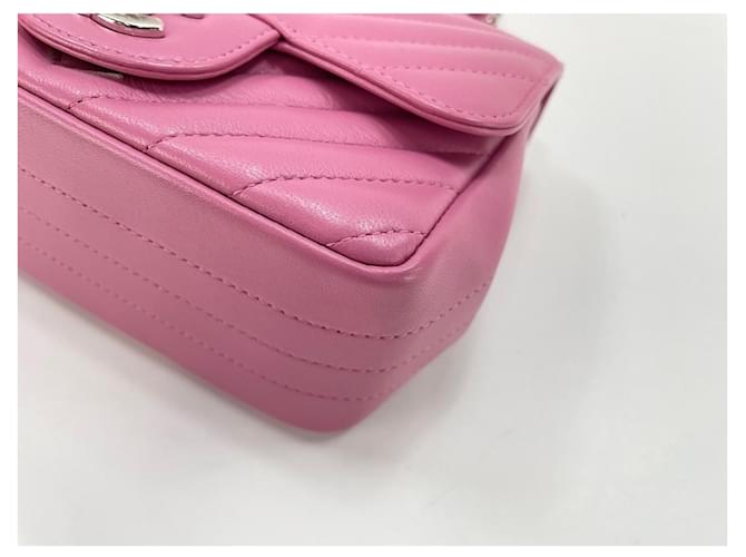Borsa a Tracolla Chanel Rosa - vista 7