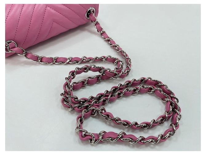 Borsa a Tracolla Chanel Rosa - vista 8
