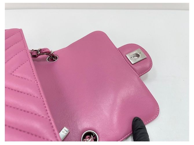 Borsa a Tracolla Chanel Rosa - vista 9