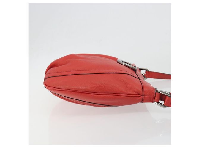 Gucci Abbey Leather Medium Rosso - vista 3