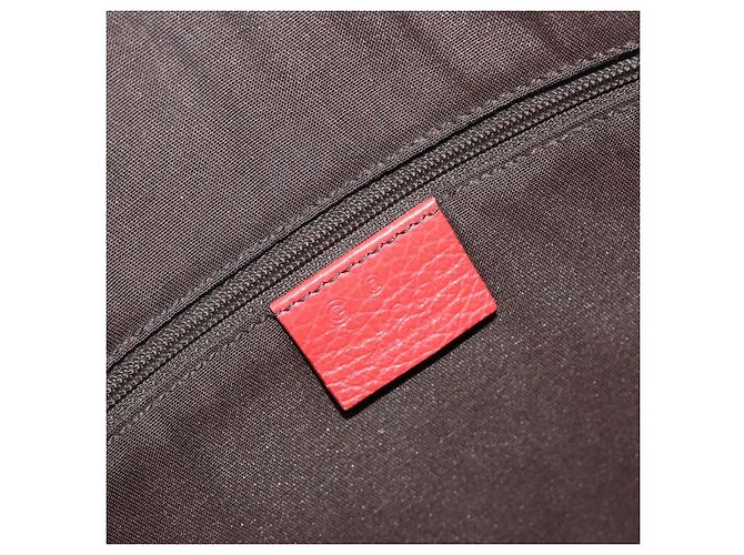 Gucci Abbey Leather Medium Rosso - vista 6