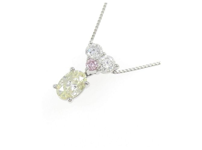 Autre Marque Collana di diamanti Pt900 Pt850 Argento - vista 3