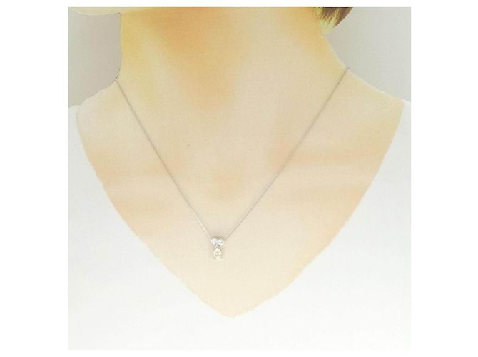 Autre Marque Collana di diamanti Pt900 Pt850 Argento - vista 6