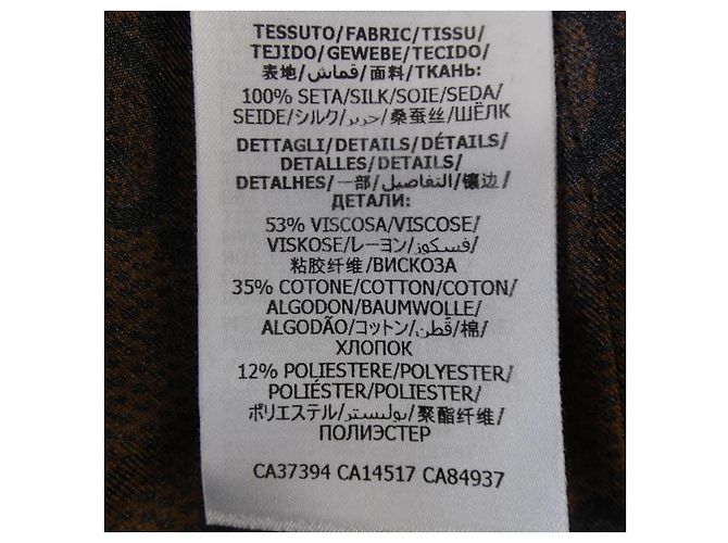 Pantaloni in seta Gucci Marrone - vista 3