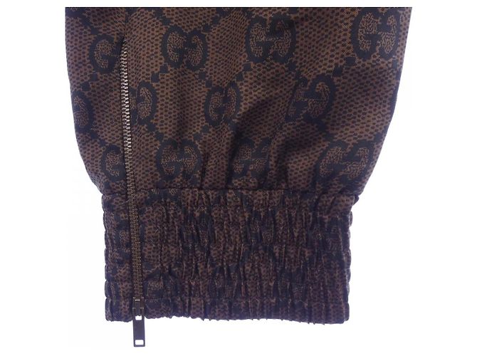 Pantaloni in seta Gucci Marrone - vista 5