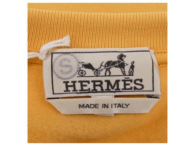 Hermès Hermes Sweatshirt aus Baumwolle Orange - Ansicht 4