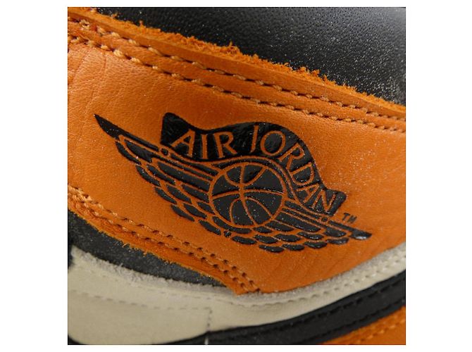 Autre Marque Sneakers Nike Air Jordan 1 Nero Beige Arancione - vista 6
