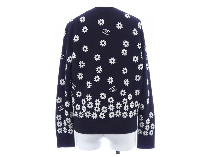 Chanel P72453K10396 22P Punto de Cachemira Negro Blanco - vista 2