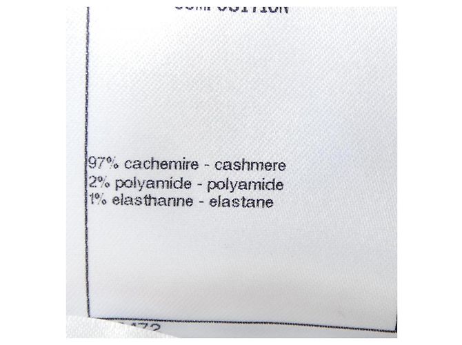Chanel P72453K10396 22P Punto de Cachemira Negro Blanco - vista 3