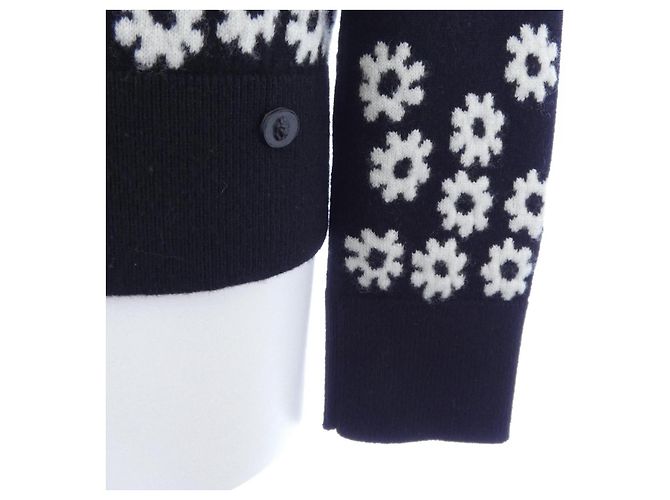 Chanel P72453K10396 22P Punto de Cachemira Negro Blanco - vista 7