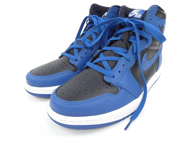 Autre Marque Sneakers Nike Air Jordan 1 Nero Blu - vista 3