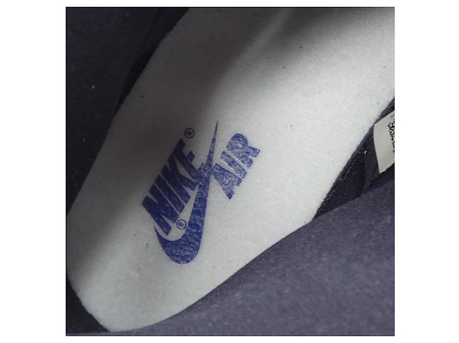 Autre Marque Sneakers Nike Air Jordan 1 Nero Blu - vista 6