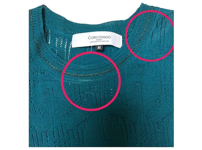 Autre Marque CORCOVADO Knit Dress Green - view 15