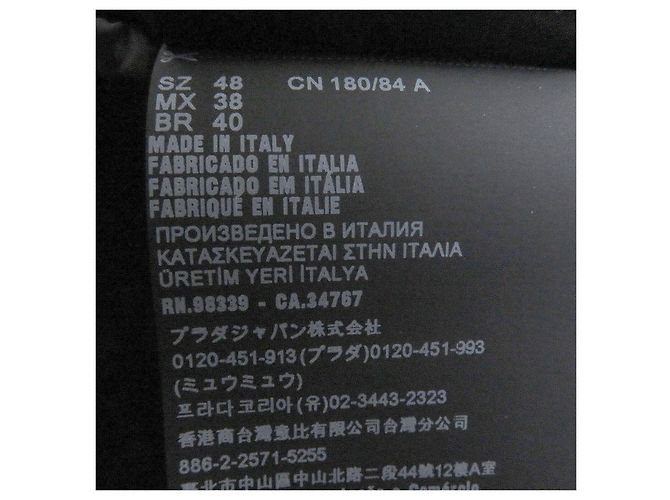 Abrigo de banco Prada adidas Re-Nylon Negro Blanco - vista 11